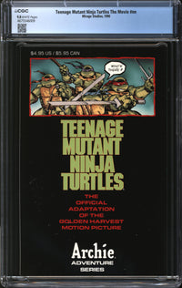 Teenage Mutant Ninja Turtles The Movie (1990) #1 CGC 9.8 NM/MT