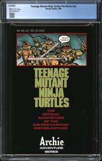 Teenage Mutant Ninja Turtles The Movie (1990) #1 CGC 9.8 NM/MT