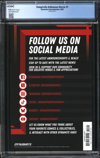 Vampirella Halloween Horror (2025) #1 Variant Cover L CGC 9.8 NM/MT