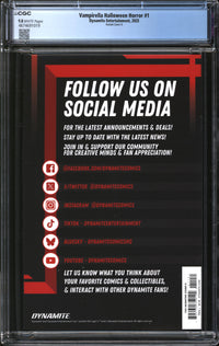 Vampirella Halloween Horror (2025) #1 Variant Cover O CGC 9.8 NM/MT