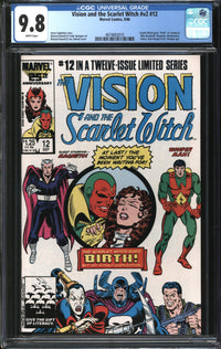 Vision And The Scarlet Witch (1985) #12 CGC 9.8 NM/MT