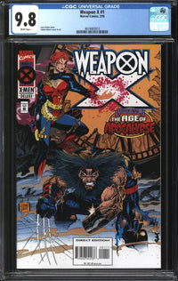 Weapon X (1995) #1 CGC 9.8 NM/MT