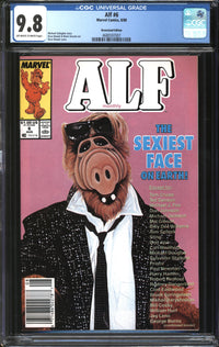 Alf (1988) # 6 Newsstand Edition CGC 9.8 NM/MT