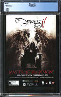 Batman (2011) # 6 Second Printing CGC 9.6 NM+