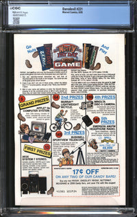 Daredevil (1964) #221 CGC 9.8 NM/MT