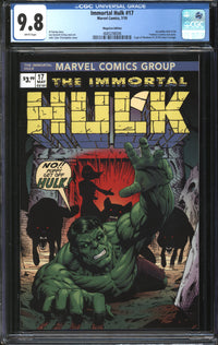 Immortal Hulk (2018) #17 Frankie's Comics MegaCon Edition CGC 9.8 NM/MT
