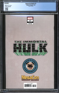 Immortal Hulk (2018) #17 Frankie's Comics MegaCon Edition CGC 9.8 NM/MT
