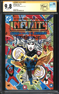 Infinity Inc. (1984) #14 CGC Signature Series 9.8 NM/MT Signed Todd McFarlane