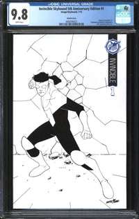 Invincible Skybound 5th Anniversary Edition (2015) #1 Sketch Cover CGC 9.8 NM/MT