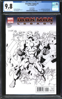 Iron Man: Legacy (2010) #1 Second Printing CGC 9.8 NM/MT