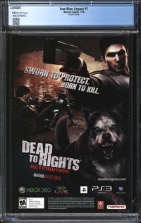 Iron Man: Legacy (2010) #1 Second Printing CGC 9.8 NM/MT