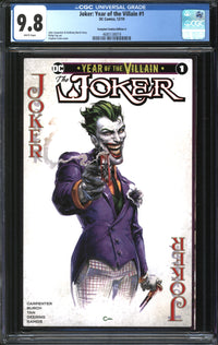 Joker: Year Of The Villain (2019) #1 Clayton Crain Scorpion Comics Edition A CGC 9.8 NM/MT