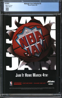 Midnight Sons Unlimited (1993) #5 CGC 9.8 NM/MT