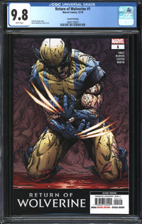 Return Of Wolverine (2018) #1 Second Printing CGC 9.8 NM/MT