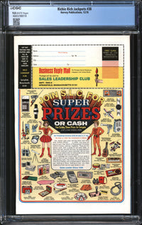 Richie Rich Jackpots (1972) #38 CGC 9.8 NM/MT