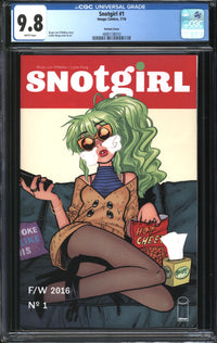 Snotgirl (2016) #1 Variant Cover CGC 9.8 NM/MT