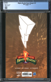 Mighty Morphin Power Rangers (2016) #51 Foil Edition CGC 9.8 NM/MT