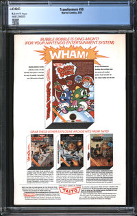 Transformers (1984) #50 CGC 9.6 NM+