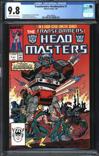 Transformers: Headmasters (1987) #1 CGC 9.8 NM/MT