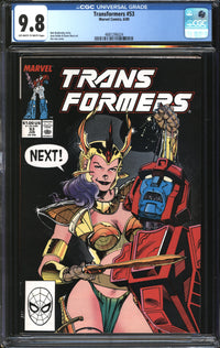 Transformers (1984) #53 CGC 9.8 NM/MT