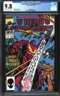 Transformers: Headmasters (1987) #4 CGC 9.8 NM/MT
