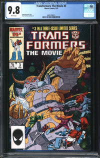 Transformers: The Movie (1987) #3 CGC 9.8 NM/MT