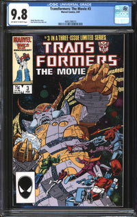 Transformers: The Movie (1987) #3 CGC 9.8 NM/MT