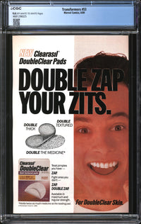 Transformers (1984) #53 CGC 9.8 NM/MT
