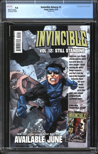 Invincible Returns (2010) #1 Sketch Cover CGC 9.4 NM