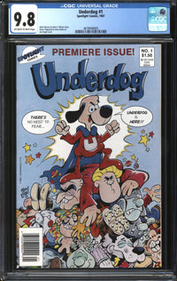 Underdog (1987) #1 CGC 9.8 NM/MT