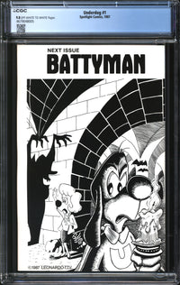 Underdog (1987) #1 CGC 9.8 NM/MT