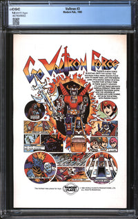Voltron (1985) #3 CGC 9.8 NM/MT