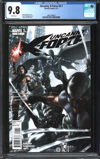 Uncanny X-Force (2010) #5.1 CGC 9.8 NM/MT