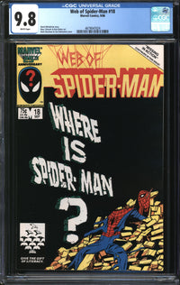 Web Of Spider-Man (1985) # 18 CGC 9.8 NM/MT