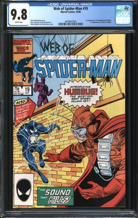 Web Of Spider-Man (1985) # 19 CGC 9.8 NM/MT