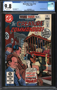 Weird War Tales (1971) #114 CGC 9.8 NM/MT
