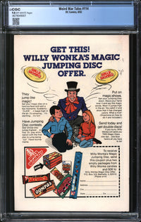 Weird War Tales (1971) #114 CGC 9.8 NM/MT