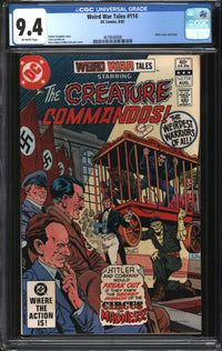 Weird War Tales (1971) #114 CGC 9.4 NM