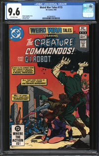 Weird War Tales (1971) #115 CGC 9.6 NM+