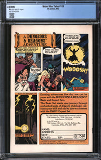 Weird War Tales (1971) #115 CGC 9.4 NM