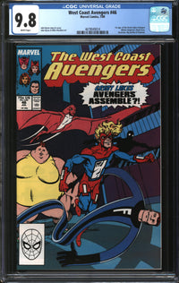 West Coast Avengers (1985) #46 CGC 9.8 NM/MT
