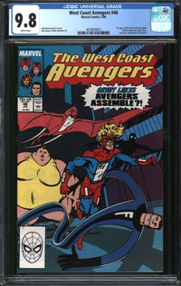 West Coast Avengers (1985) #46 CGC 9.8 NM/MT