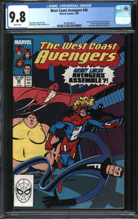West Coast Avengers (1985) #46 CGC 9.8 NM/MT
