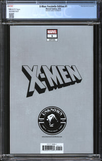 X-Men: Facsimile Edition (2025) #1 Unknown Comics Foil Edition D CGC 9.8 NM/MT