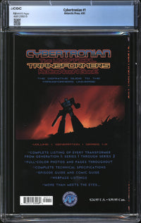 Cybertronian (2001) #1 CGC 9.8 NM/MT