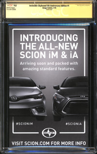 Invincible Skybound 5th Anniversary Edition (2015) #1 Sketch Cover CGC Signature Series 9.8 NM/MT Signed Robert Kirkman
