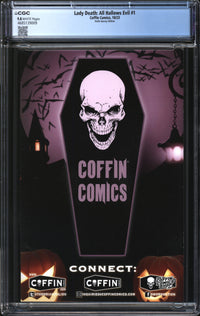 Lady Death: All Hallows Evil (2023) #1 Keith Garvey Edition CGC 9.8 NM/MT