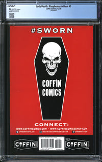 Lady Death: Blasphemy Anthem (2020) #1 Elite Edition CGC 9.8 NM/MT