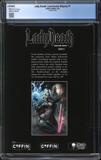 Lady Death: Cataclysmic Majesty (2021) #1 Homage Edition CGC 9.9 MINT