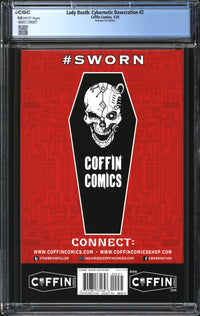 Lady Death: Cybernetic Desecration (2023) #2 Premium Foil Edition CGC 9.8 NM/MT